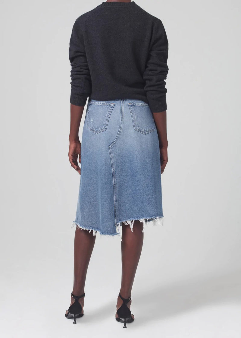 Citizens Of Humanity Kellen Pleated Wrap Skirt - Tryst