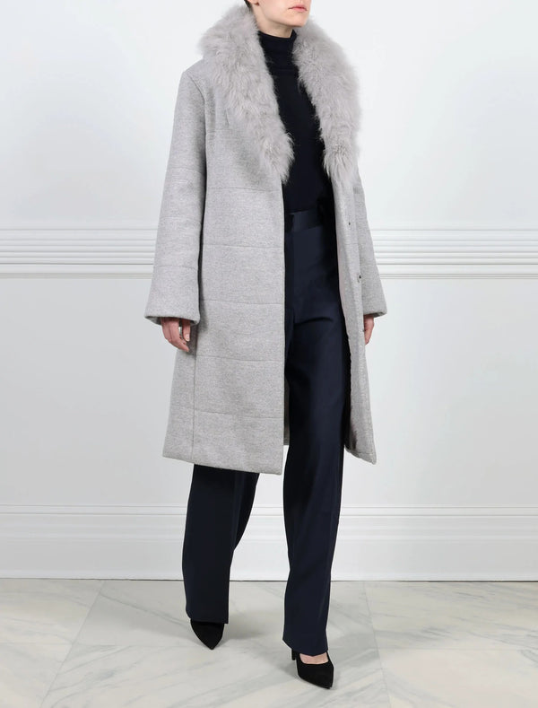 Ryan Notch Collar Puffer Coat