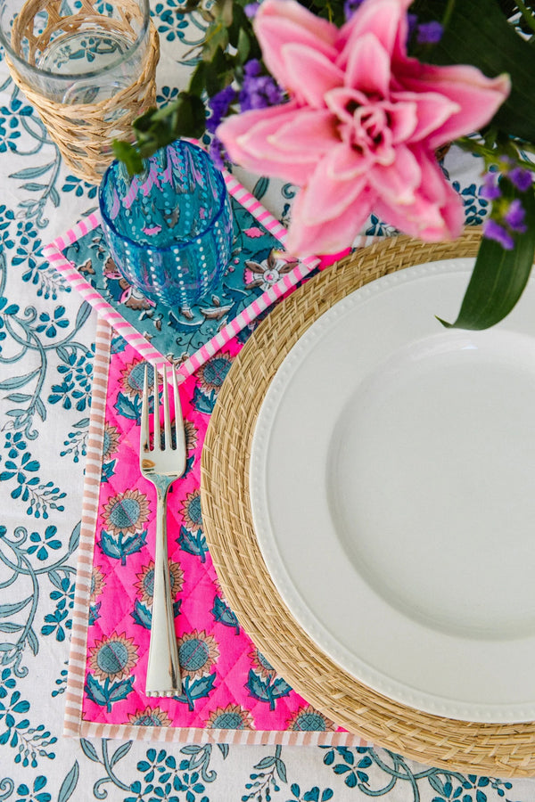 Amelia Quilted Placemat Set