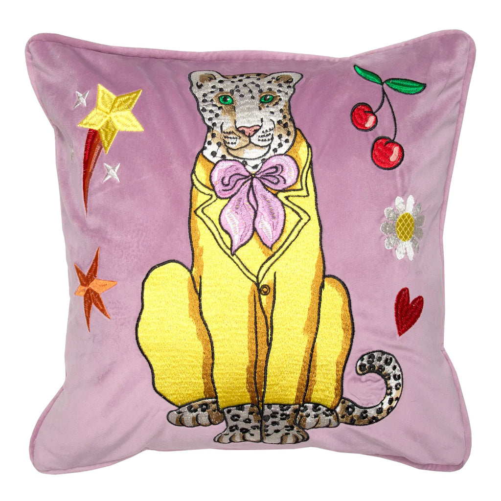 Harry Styles Leopard Cushion
