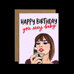 Brittany Paige Taylor Sexy Baby Birthday Card