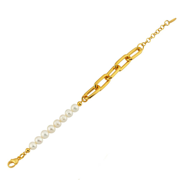 Maison Irem Pearl Chain Bracelet