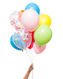 Knot & Bow Party Balloons - Rainbow