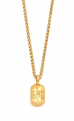 Sylvia Benson Fortune Buoy Necklace on Braided Chain