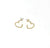 Nahmu Gold Heart Hoop