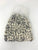 Mischa Lampert Beanie Pomster - White/Grey/Silver Sparkle Blend