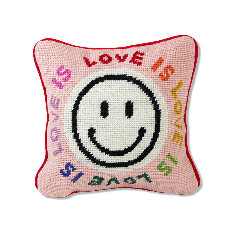 Love is Love Needlepoint Pillow