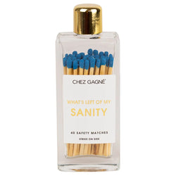 Left Of My Sanity Glass Bottle Matches