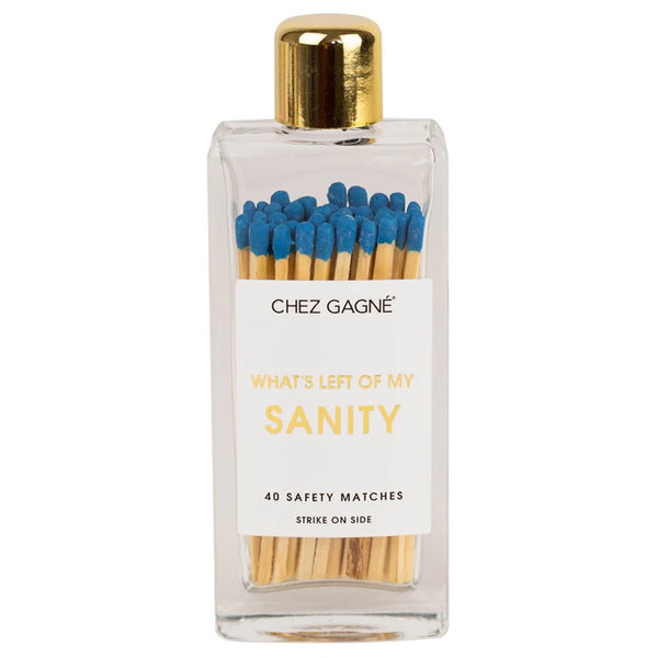 Left Of My Sanity Glass Bottle Matches