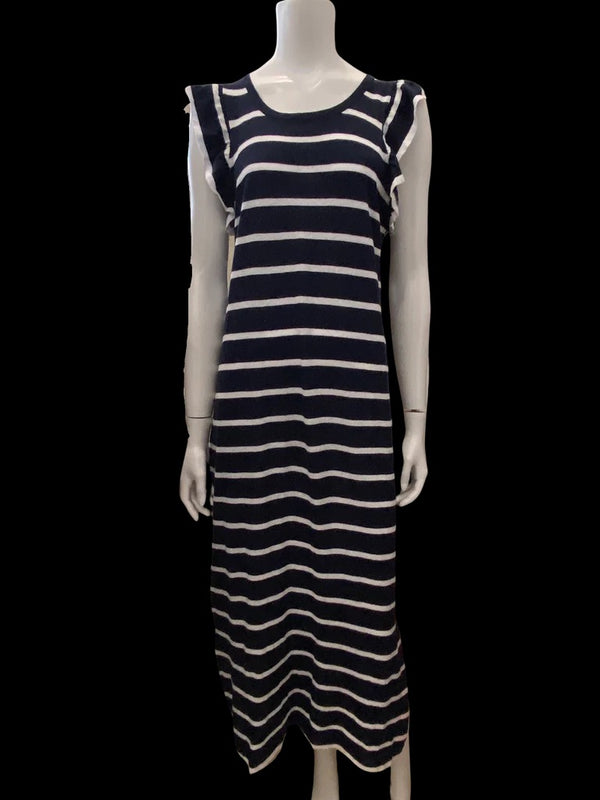 Cortland Park Tuckernuck Striped Dress - Navy/White