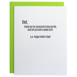 Chez Gagne Fixing Life Father's Day Card