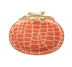 Small Croc Tray - Orange