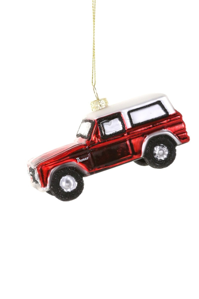 Cody Foster Vintage Truck Ornament - Red