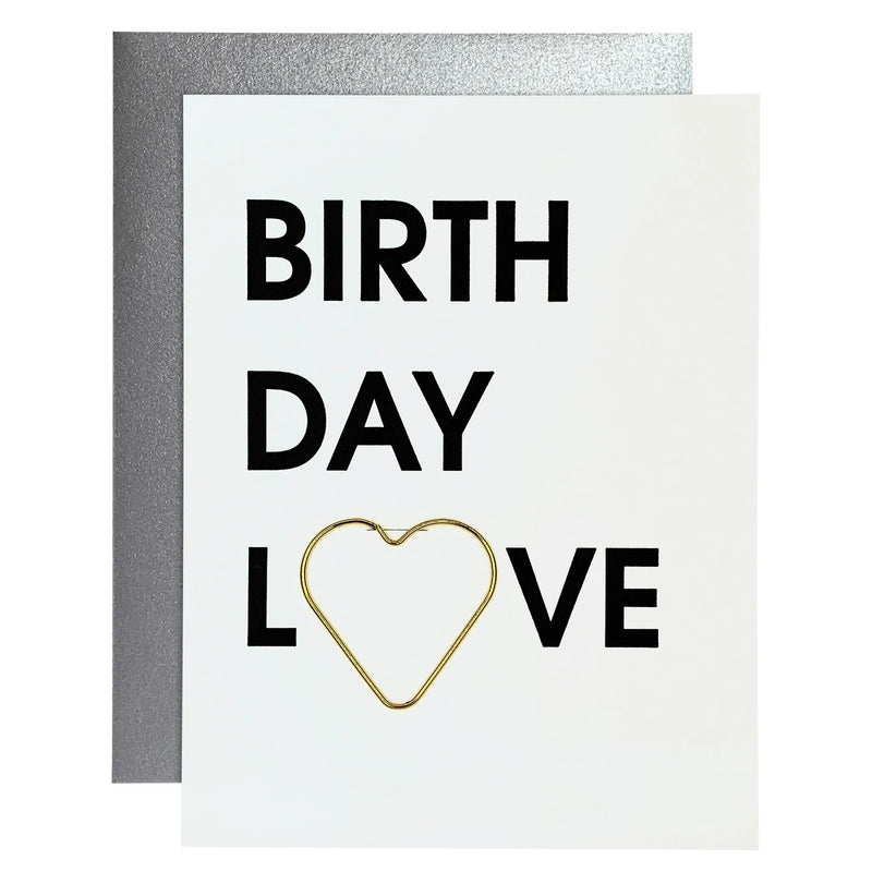 Chez Gagne Birthday Love Paperclip Card