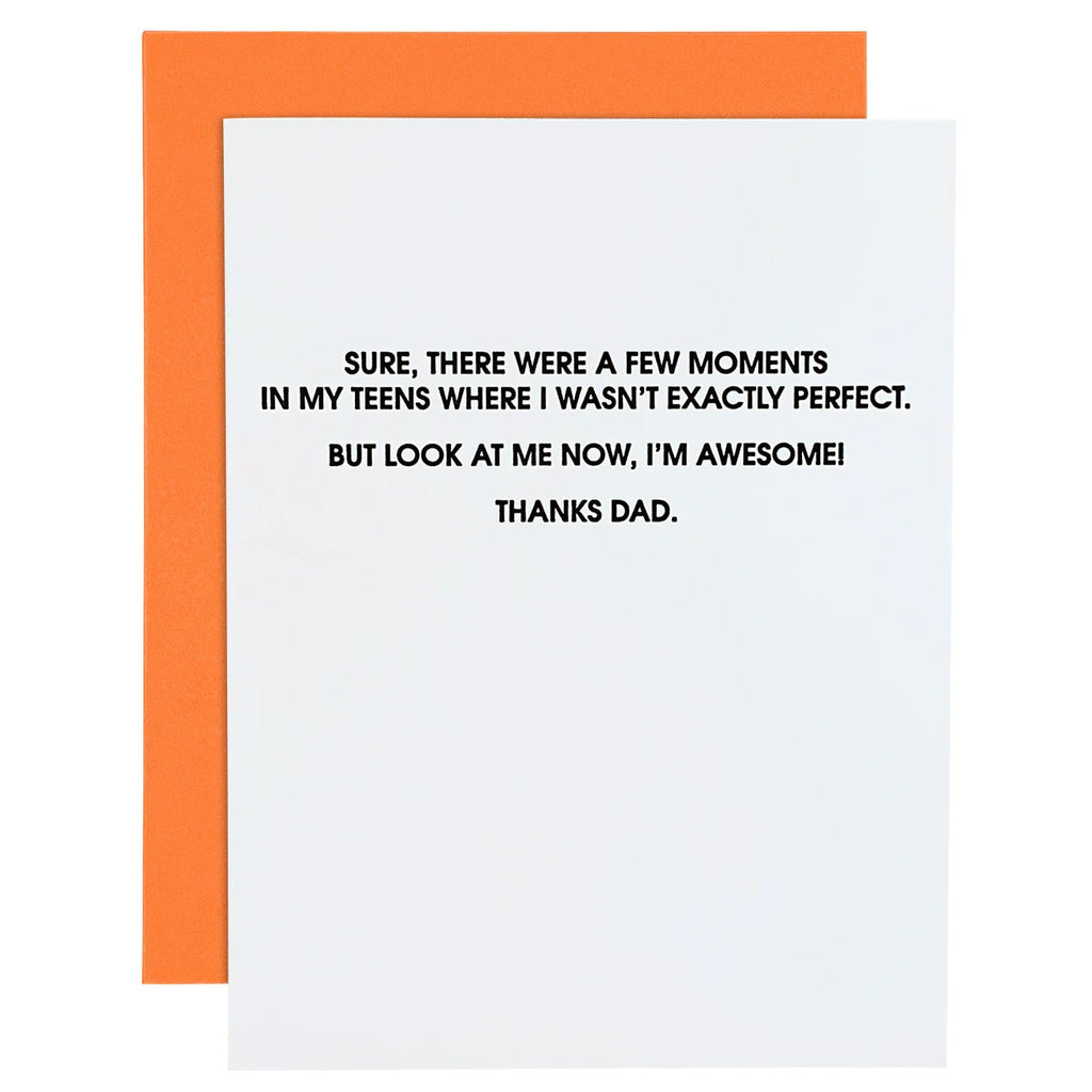 Chez Gagne I'm Awesome Card - Dad