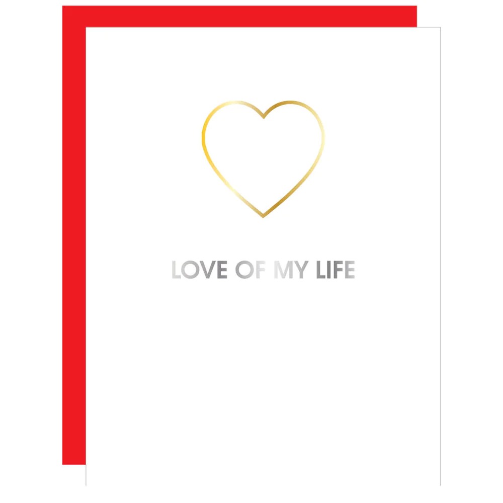 Chez Gagne Love Of My Life Heart Paperclip Card