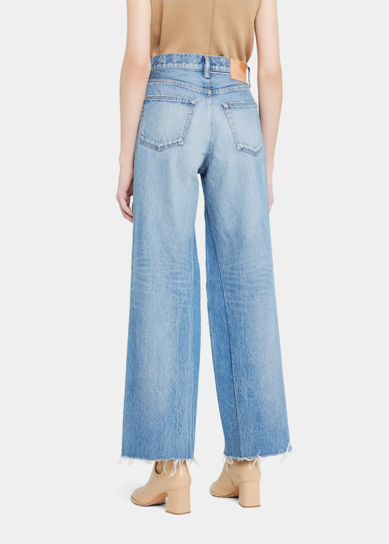 Moussy Riverview Wide Straight - Blue