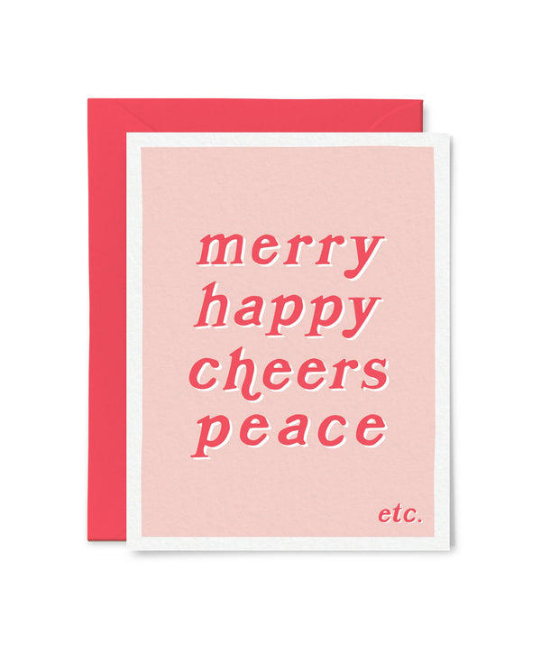 Merry Happy Etc. Card