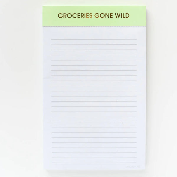 Groceries Gone Wild Notepad