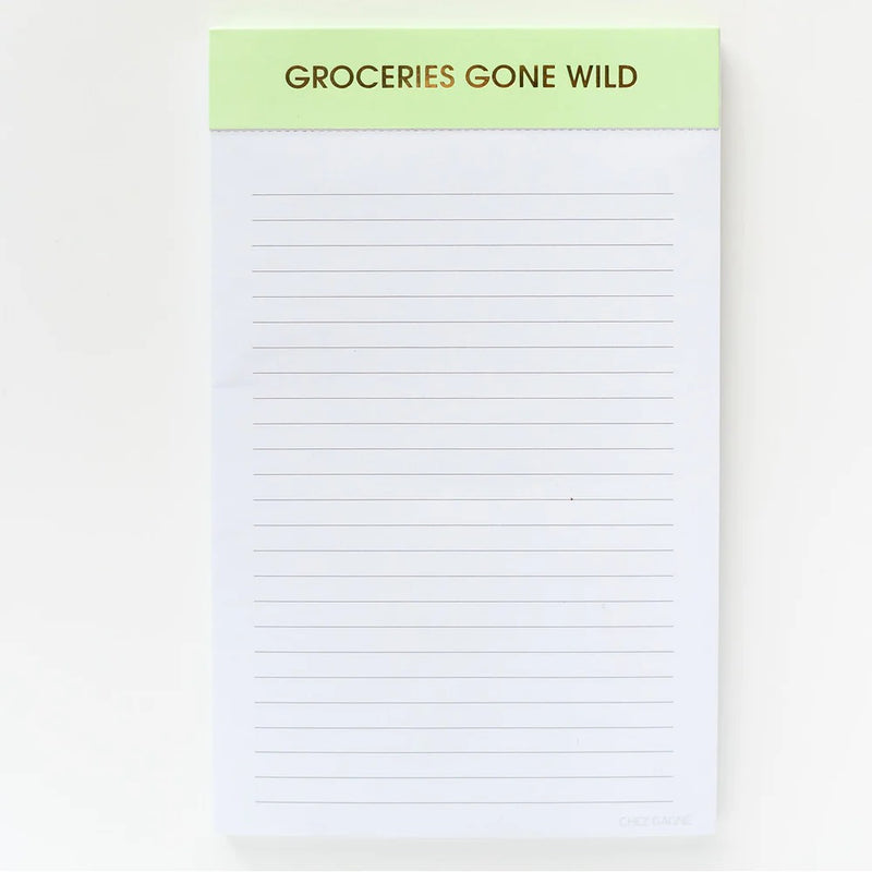Chez Gagne Groceries Gone Wild Notepad