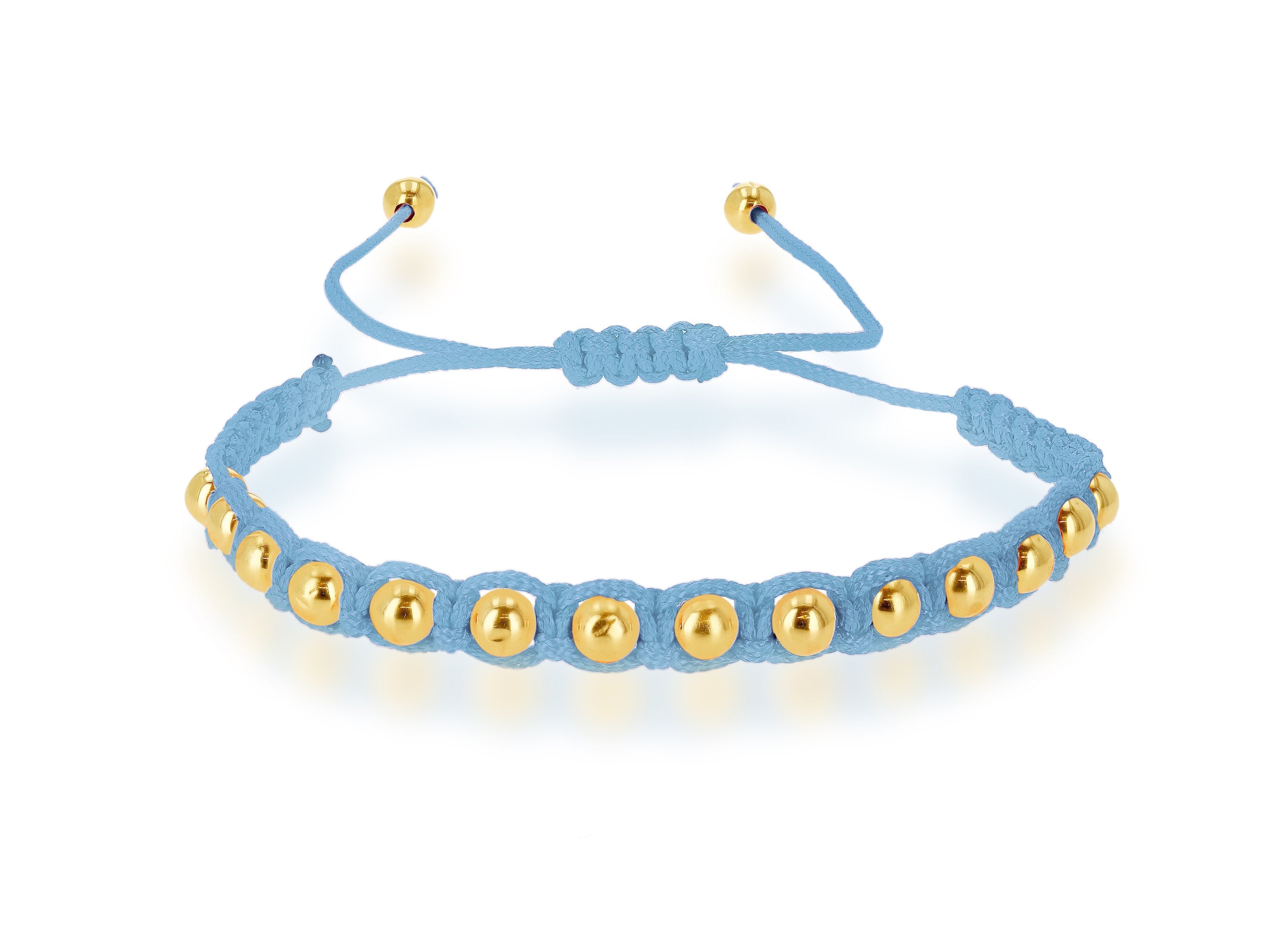 Multi Layer Bracelet  Light Blue