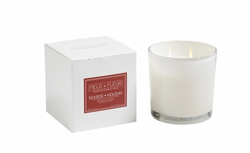 Hillhouse Naturals Seaside Holiday 2 Wick Candle in white glass