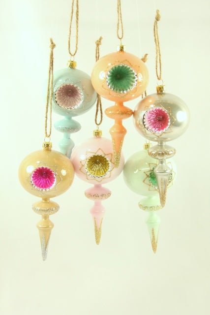 Spindles Pastel Ornament - ASST