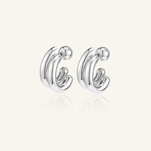 Jenny Bird Florence Earrings - Silver